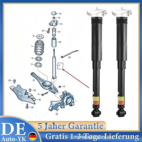 Stoßdämpfer hinten für - hinten,